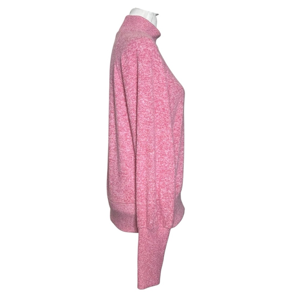 Anthropologie Maeve‎ Laney Sweater Women’s Size Medium Pink Mockneck Cozy Casual - Picture 3 of 10